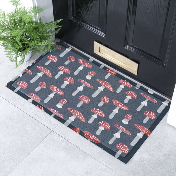 Grindų kilimėlis 40x70 cm Agaric Mushroom – Artsy Doormats-image-1