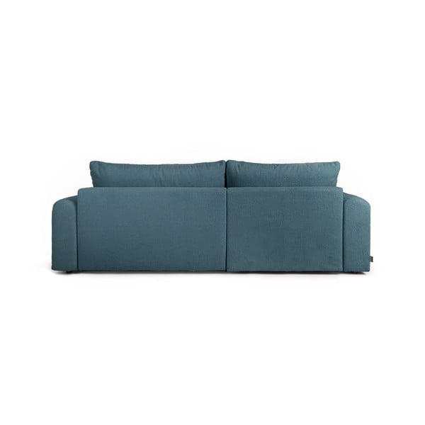 Iš boucle sulankstoma kampinė sofa mėlynos spalvos (su kairiuoju kampu) Quinoa – Bonami Selection-image-4