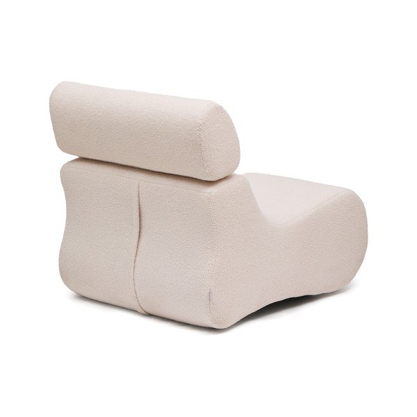 Dramblio kaulo spalvos krėslas iš boucle Club – Kave Home-image-4