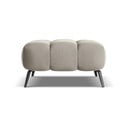 Smėlio spalvos iš velveto taburetė Nalu – Makamii