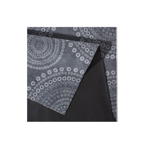 Pilkos spalvos kilimas Zala Living Flower Dots, 50 x 150 cm-image-4