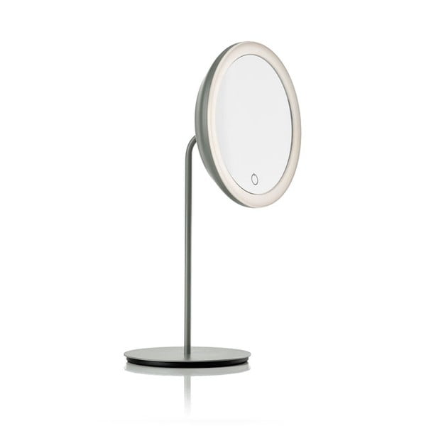 Pilkas kosmetinis veidrodis Zone Eve, ø 18 cm