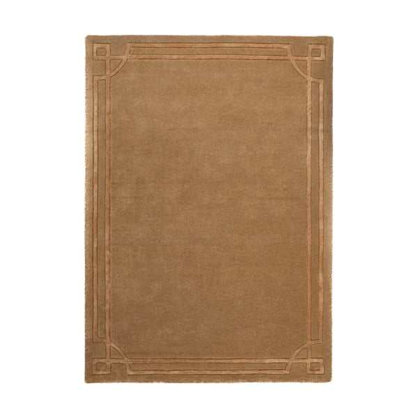 Rankų darbo terakotos spalvos iš vilnos kilimas 120x170 cm Gatsby – Flair Rugs