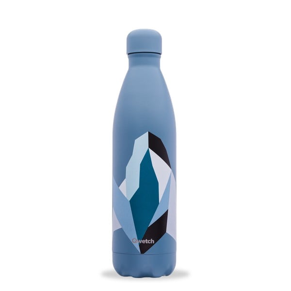 Mėlynas nerūdijančio plieno kelioninis butelis 750 ml ALTITUDE x Severine Dietrich - Qwetch