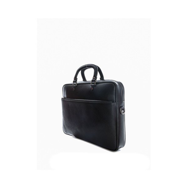 Juoda unisex odinė Sofia Cardoni Plurra rankinė-image-4