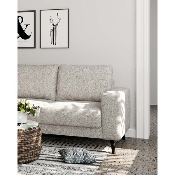 Kampinė sofa kreminės spalvos (su kairiuoju kampu) Fynn – Ghado-image-4