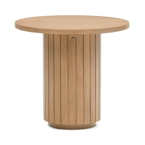 Apvalus sandėliavimo stalas iš mango medienos ø 60 cm Licia - Kave Home