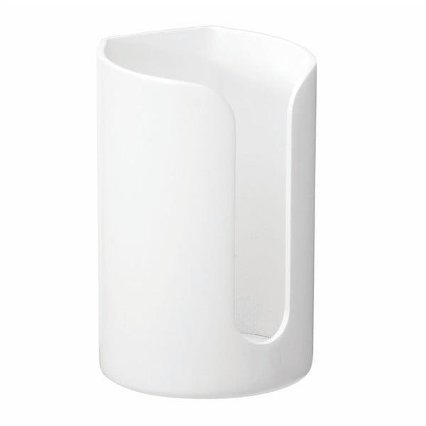 Baltas dėklas vatos tamponams arba puodeliams "InterDesign Affixx
