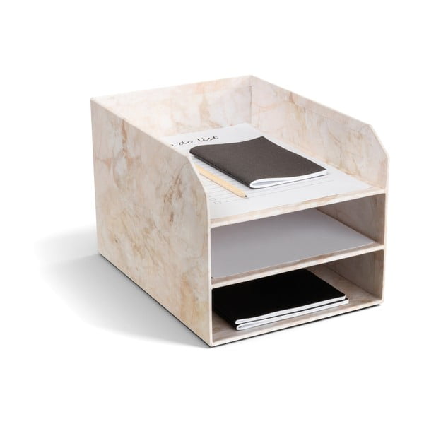 Iš kartono biuro organizatorius dokumentams Trey Paper Laminate – Bigso