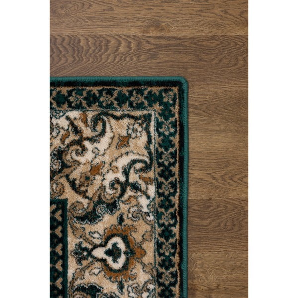 Kilimas iš vilnos žalios spalvos 200x300 cm Lauren – Agnella-image-3