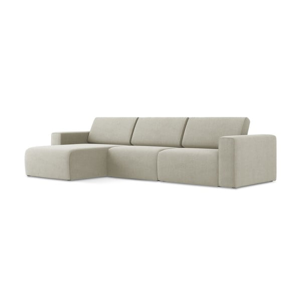 Smėlio spalvos modulinė kampinė sofa (su kairiuoju kampu) Kalea – Makamii-image-2