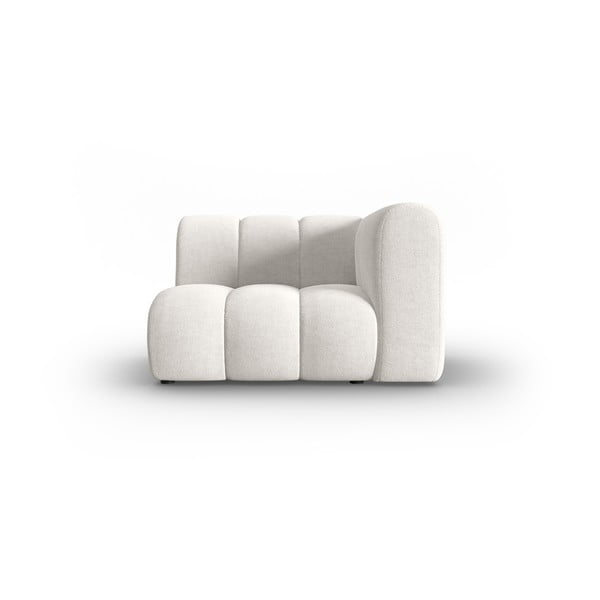 Modulinė sofa baltos spalvos (su dešiniuoju kampu) Lupine – Micadoni Home