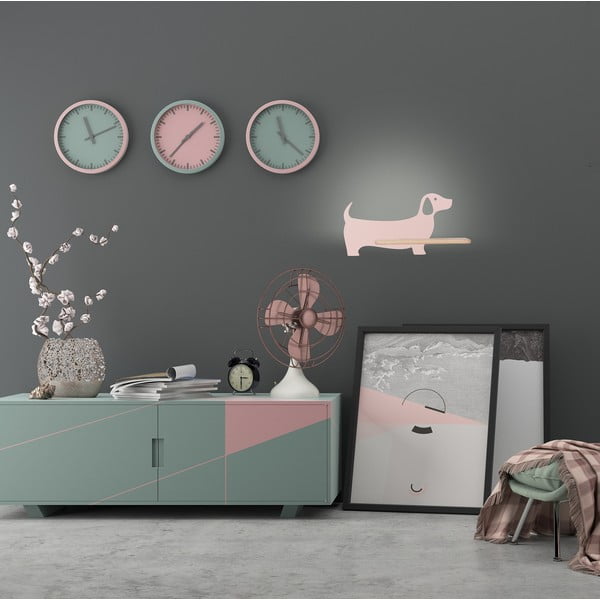 Rožinis vaikiškas šviestuvas Dog - Candellux Lighting-image-2