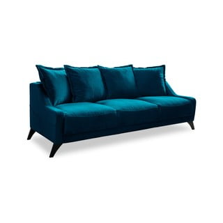 Mėlyna aksominė sofa Miuform Royal Rose