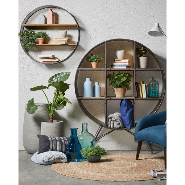 Sieninė knygų spinta Kave Home Helia-image-3