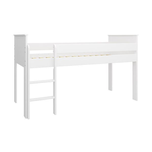 Balta pakeliama vaikiška lova 90x200 cm Alba - Tvilum-image-1