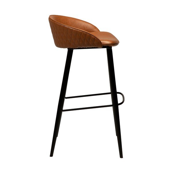 Ruda dirbtinės odos baro kėdė DAN-FORM Denmark Dual, aukštis 91 cm-image-2