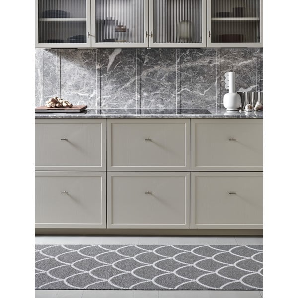 Pilkos spalvos lauko kilimas 70x225 cm Kotte Charcoal – Pappelina-image-1