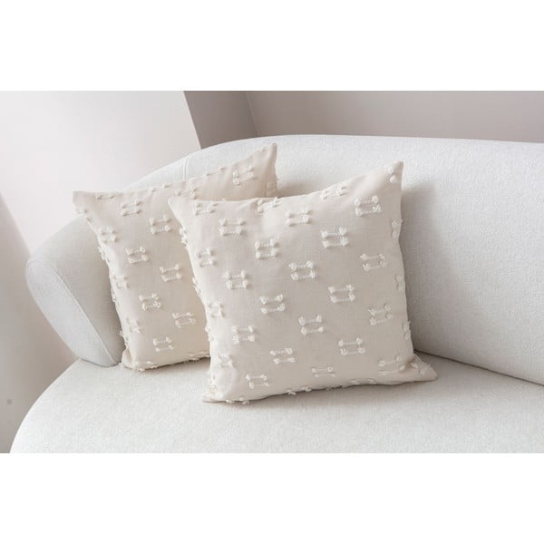 Dekoratyviniai pagalvių užvalkalai 2 vnt. 43x43 cm Tuffet – Mioli Decor-image-2