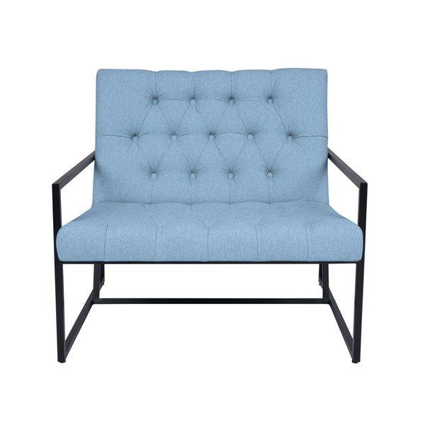 Šviesiai mėlynas fotelis Mazzini Sofas Aster-image-3