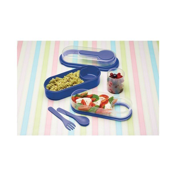 Mėlyna "Kitchen Craft Coolmovers" stačiakampė užkandžių dėžutė-image-2