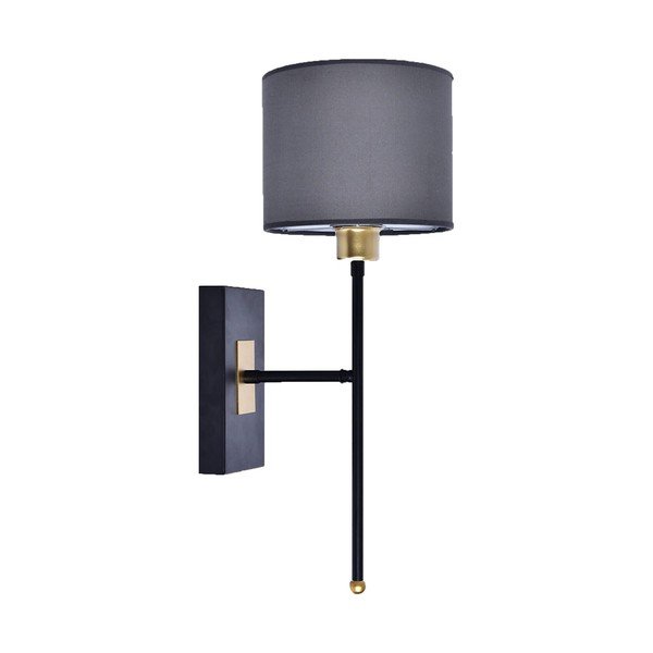 Juodas/pilkas sieninis šviestuvas Sconce T - Magenta Home
