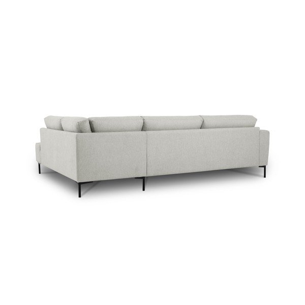 Kampinė sofa šviesiai pilkos spalvos (su dešiniuoju kampu) Loosdrecht – Scandic-image-3