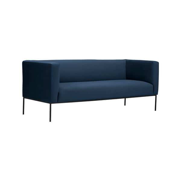 Tamsiai mėlyna trijų vietų sofa Windsor & Co Sofas Neptune-image-1