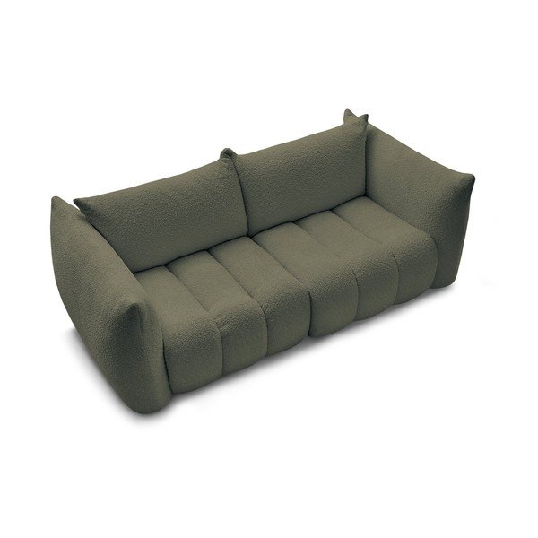 Žalios spalvos sofa iš boucle 234 cm Azra – Bobochic Paris-image-3