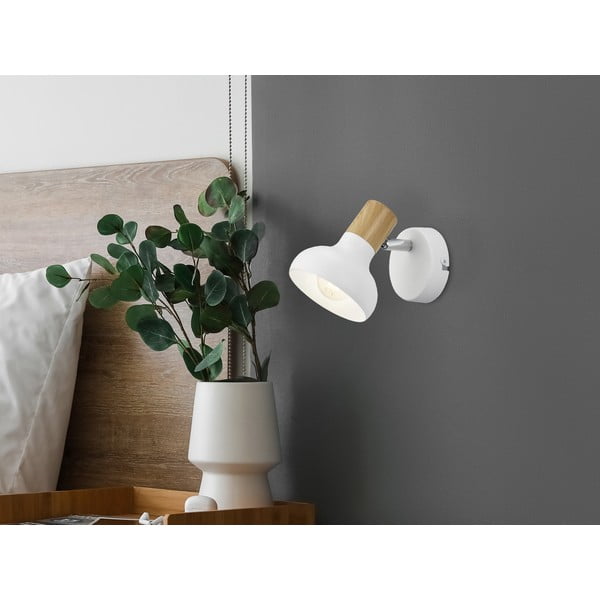 Sieninė lempa baltos spalvos ø 10 cm Latika – Reality-image-1