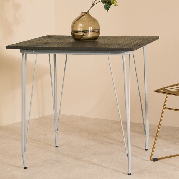 Iš guobos masyvo valgomojo stalas ø 80 cm District – Premier Housewares-image-4