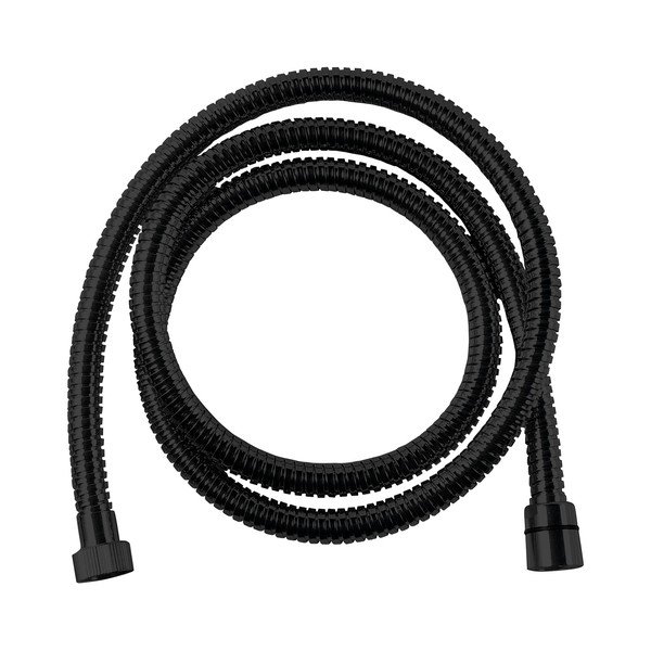 Iš nerūdijančio plieno dušo žarna matinės juodos spalvos Powerflex – Sapho