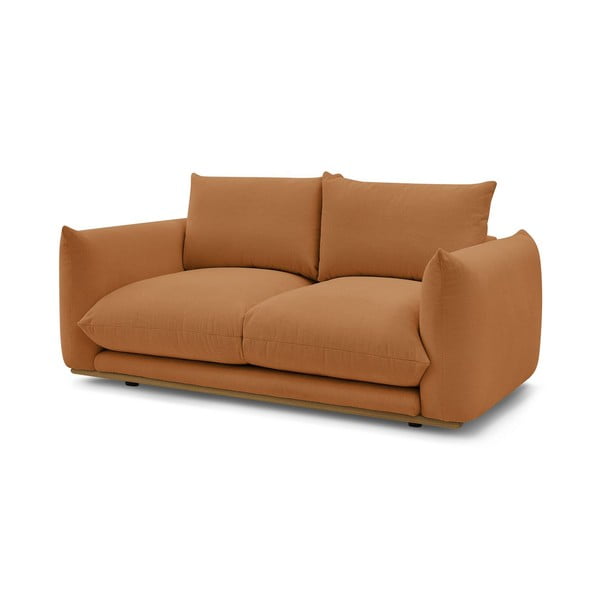 Sofa oranžinės spalvos 193 cm Ernest – Bobochic Paris-image-3