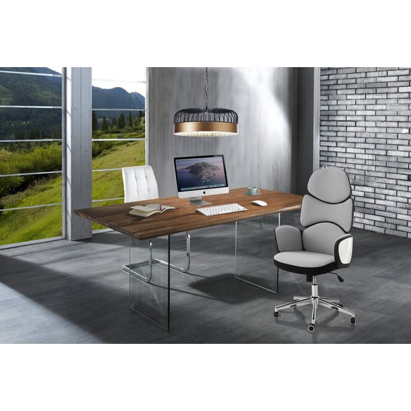 Valgomojo stalas su ąžuolo dekoro stalviršiu 180x90 cm Float – Tomasucci-image-2