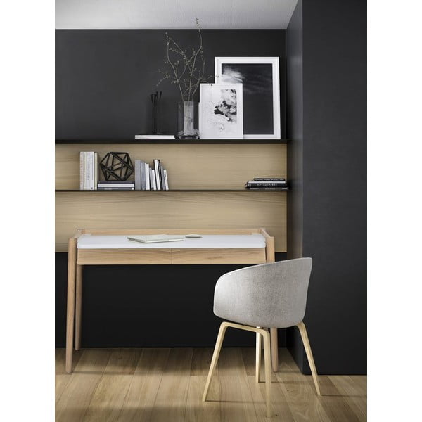 Darbo stalas ir du stalčiai Woodman Feldbach-image-1