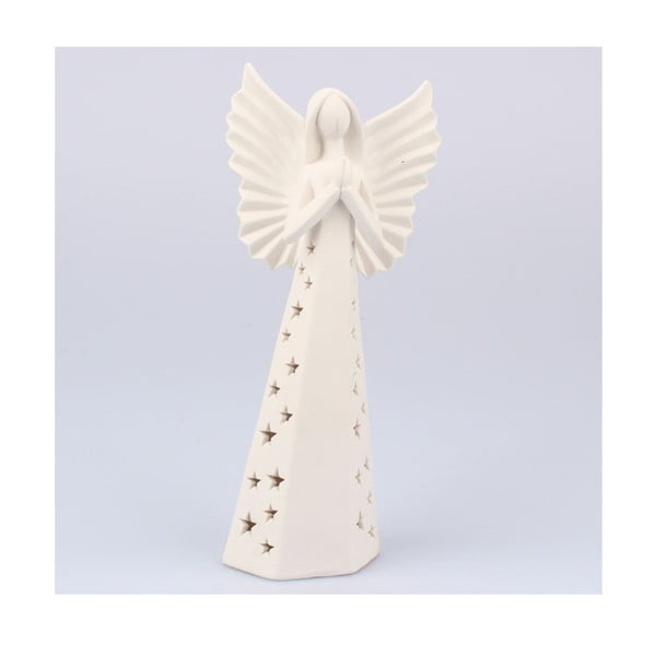 Baltas porcelianinis angelas Dakls