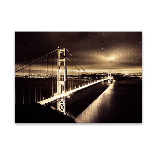 Stiklinis paveikslas Styler Bridge, 80 x 120 cm