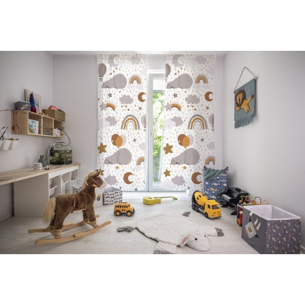 Vaikiškos užuolaidos 250x110 cm Balloon Dreaming - Butter Kings-image-1