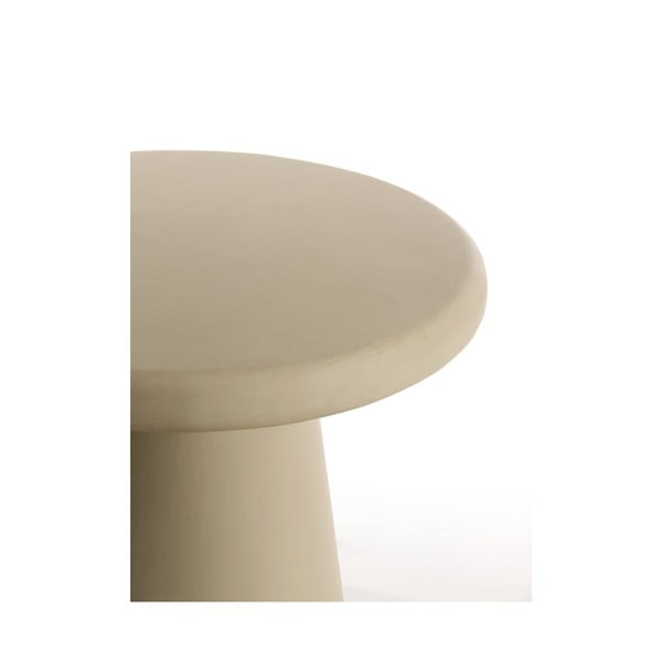 Apvalios formos kavos staliukas smėlio spalvos ø 60 cm Kulona – Light & Living-image-3