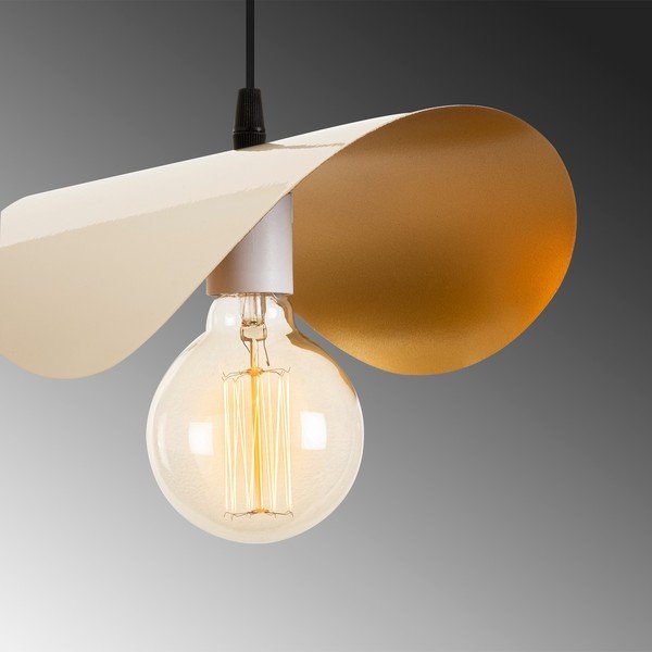 Kabantis šviestuvas baltos spalvos/auksinės spalvos Sivani – Opviq lights-image-4