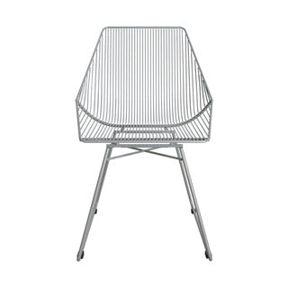 Pilkos spalvos metalinė kėdė CosmoLiving by Cosmopolitan Ellis