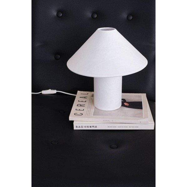 Baltos spalvos iš popieriaus stalinis šviestuvas (aukštis 30 cm) Lilli – Jotex-image-2