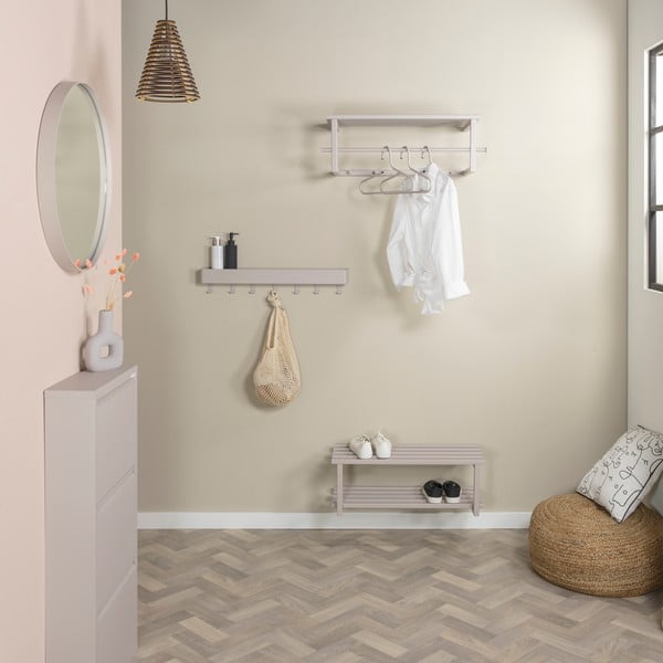 Taupe spalvos iš metalo pakabinama spintelė batams 71x26x34 cm Marco – Spinder Design-image-2