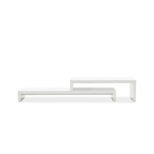 Baltas kintamas stalas TemaHome Cliff-image-1