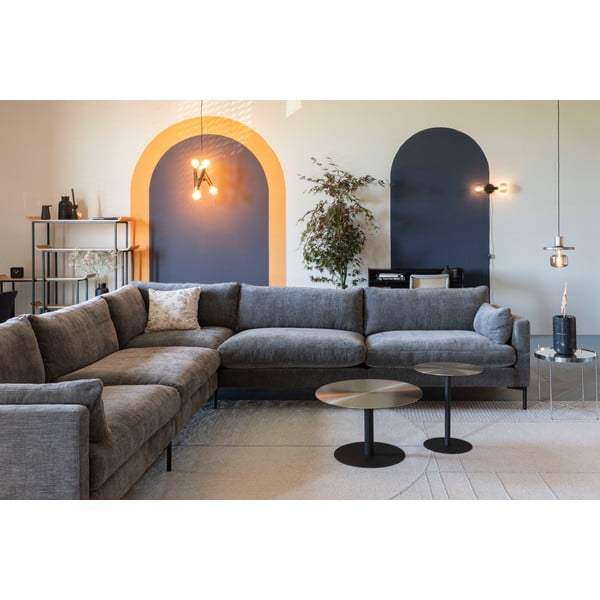 Iš metalo apvalios formos šoninis stalas ø 40 cm Snow – Zuiver-image-4