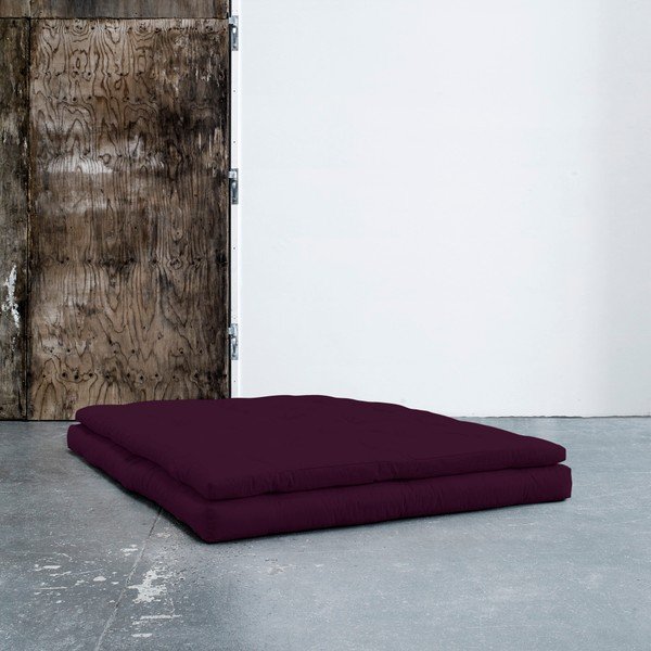 Kintama sofa su odiniais dirželiais "Karup Buckle Up Purple Plum-image-1