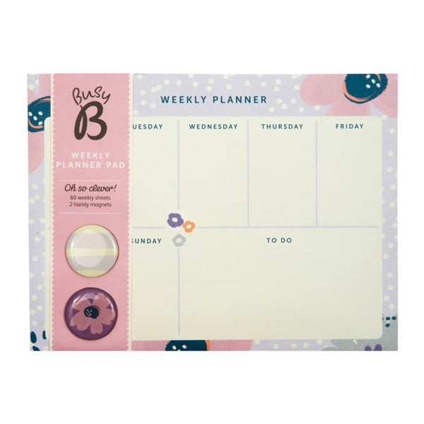 Savaitinis planas Busy B Planner Pretty/Floral, 60 lapų-image-2