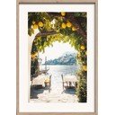 Spausdintas paveikslas su rėmeliu 50x70 cm Lemon View – Styler