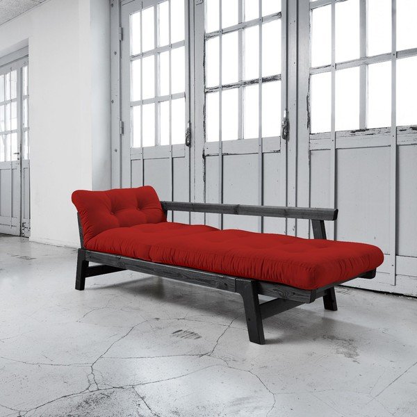 Sofa lova "Karup Step" juoda/raudona-image-2