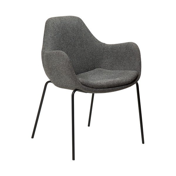 Iš boucle krėslas pilkos spalvos Zimmer – DAN-FORM Denmark